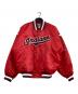 AUTHENTIC by STARTER（オーセンティックバイスターター）の古着「中綿ジャケット DIAMOND COLLECTION」｜レッド