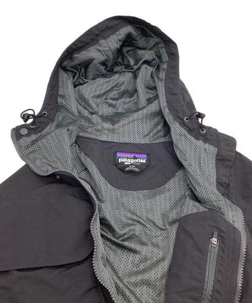 Patagonia（パタゴニア）Patagonia (パタゴニア) フーデッドシェルジャケット ブラック サイズ:Sの古着・服飾アイテム
