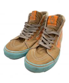 VANS（ヴァンズ）の古着「ハイカットスニーカー」｜ブラウン×ミント