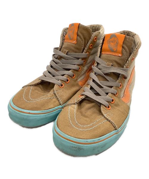 VANS（ヴァンズ）VANS (バンズ) ハイカットスニーカー ブラウン×ミント サイズ:US9.5の古着・服飾アイテム