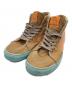 VANS（バンズ）の古着「ハイカットスニーカー」｜ブラウン×ミント