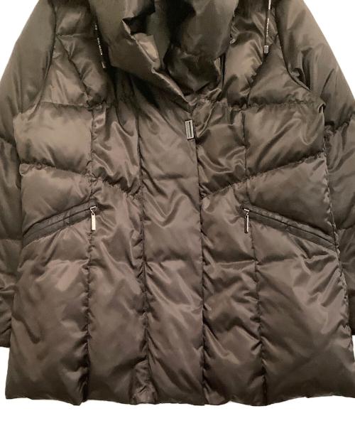 BALMAIN（バルマン）BALMAIN (バルマン) ブルーフォックスファー付きダウンジャケット ブラウン サイズ:Mの古着・服飾アイテム