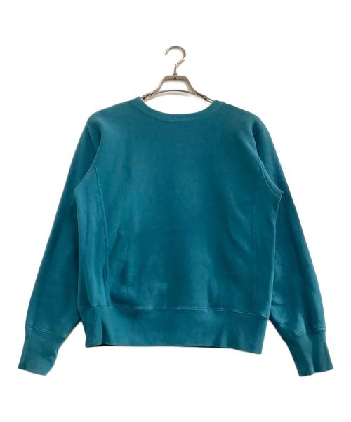 Champion（チャンピオン）Champion (チャンピオン) リバースウィーブスウェット 単色ロゴ カレッジロゴ ブルー サイズ:Mの古着・服飾アイテム