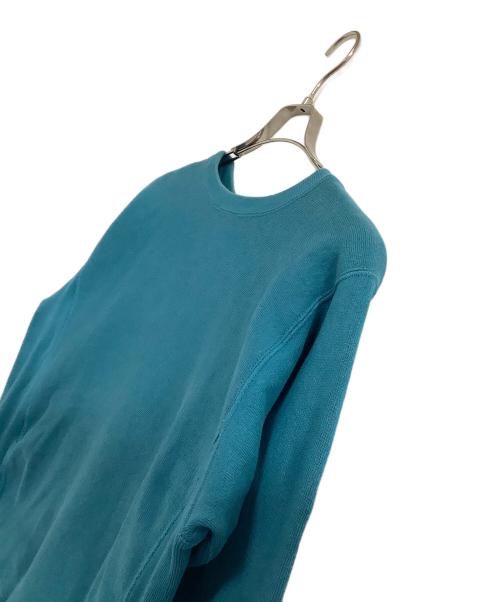 Champion（チャンピオン）Champion (チャンピオン) リバースウィーブスウェット 単色ロゴ カレッジロゴ ブルー サイズ:Mの古着・服飾アイテム