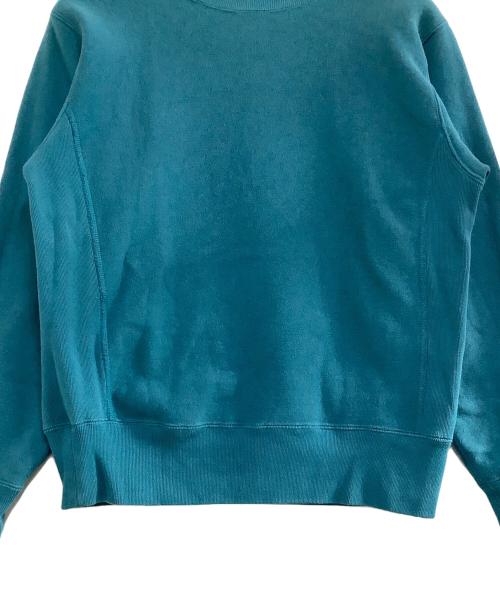 Champion（チャンピオン）Champion (チャンピオン) リバースウィーブスウェット 単色ロゴ カレッジロゴ ブルー サイズ:Mの古着・服飾アイテム