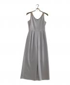 Ameriアメリ）の古着「ノースリーブ・キャミソールワンピース 2WAY BIJOU RUFFLE TOP SET ROMPERS」｜スカイブルー