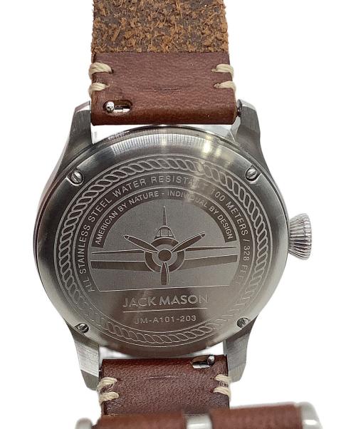 JACK MASON（ジャックメイソン）JACK MASON (ジャックメイソン) リストウォッチ アヴィエーション ホワイトの古着・服飾アイテム