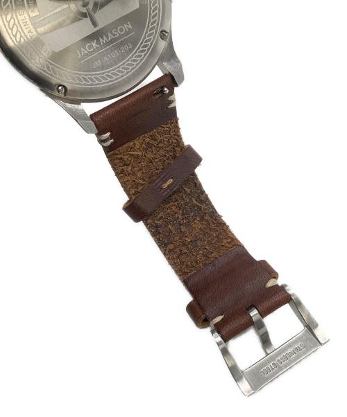 JACK MASON（ジャックメイソン）JACK MASON (ジャックメイソン) リストウォッチ アヴィエーション ホワイトの古着・服飾アイテム