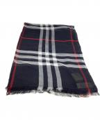 BURBERRYバーバリー）の古着「ストール」｜ブラック×レッド