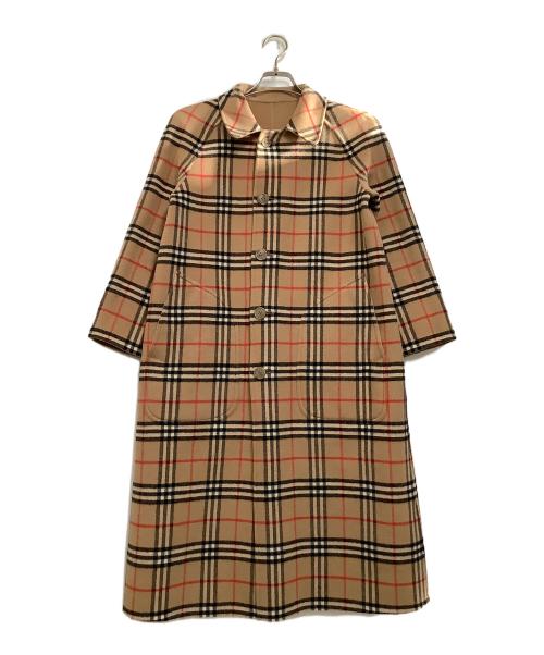BURBERRY（バーバリー）BURBERRY (バーバリー) リバーシブルウールコート ベージュ サイズ:7AB2の古着・服飾アイテム