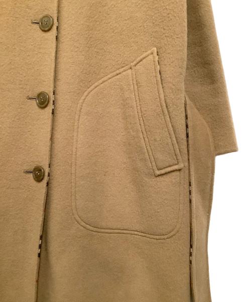 BURBERRY（バーバリー）BURBERRY (バーバリー) リバーシブルウールコート ベージュ サイズ:7AB2の古着・服飾アイテム