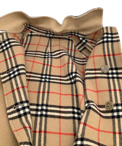 BURBERRY（バーバリー）BURBERRY (バーバリー) リバーシブルウールコート ベージュ サイズ:7AB2の古着・服飾アイテム