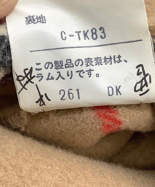 BURBERRY（バーバリー）BURBERRY (バーバリー) リバーシブルウールコート ベージュ サイズ:7AB2の古着・服飾アイテム