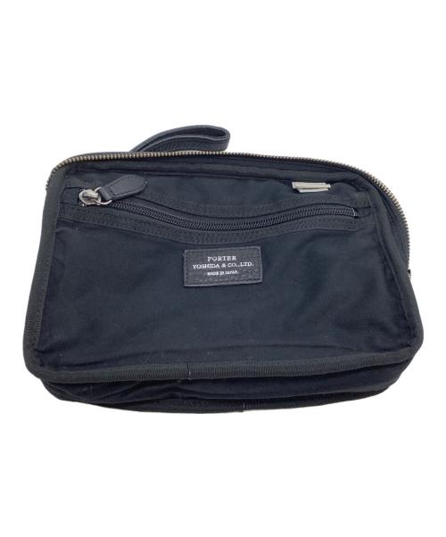 PORTER（ポーター）PORTER (ポーター) クラッチバッグ ブラックの古着・服飾アイテム