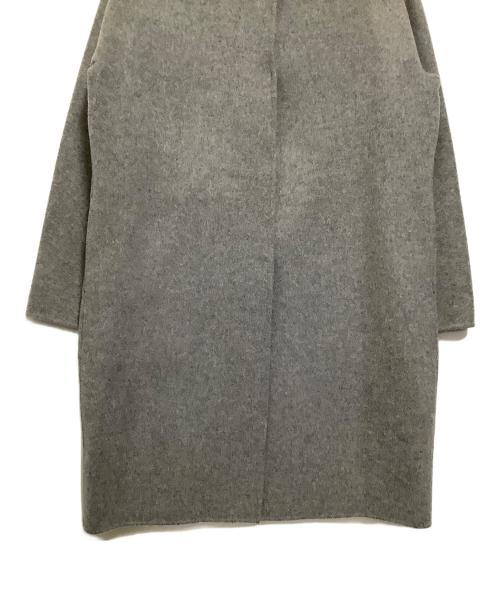 theory（セオリー）theory (セオリー) ノーカラーコート グレー サイズ:Sの古着・服飾アイテム