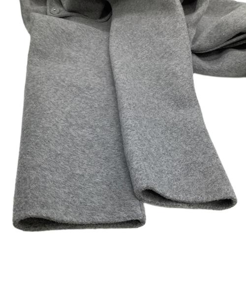 theory（セオリー）theory (セオリー) ノーカラーコート グレー サイズ:Sの古着・服飾アイテム