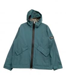 AIGLE（エーグル）の古着「ジップジャケット　GORE-TEX ゴアテックス 防風 撥水 2レイヤーフーデッドジャケット」｜ブルー