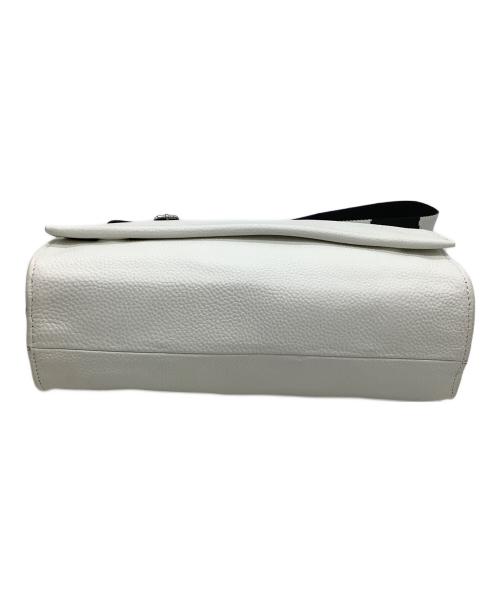 ear PAPILLONNER（イアパピヨネ）ear PAPILLONNER (イアパピヨネ) ショルダーバッグ　柄ワイドテープショルダーバッグ ホワイトの古着・服飾アイテム