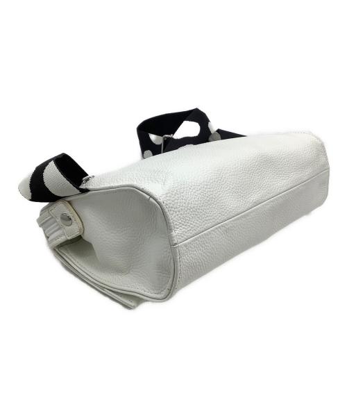 ear PAPILLONNER（イアパピヨネ）ear PAPILLONNER (イアパピヨネ) ショルダーバッグ　柄ワイドテープショルダーバッグ ホワイトの古着・服飾アイテム