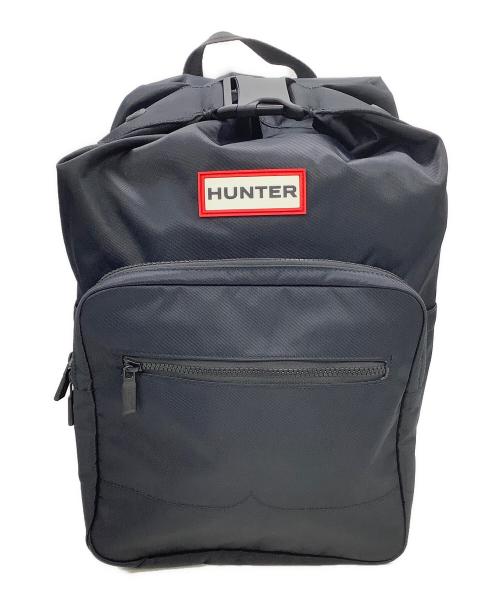 HUNTER（ハンター）HUNTER (ハンター) リュック　ナイロン パイオニア ミディアム トップクリップ バックパック ブラックの古着・服飾アイテム