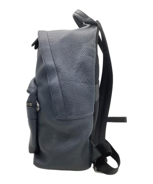 Salvatore Ferragamo（サルヴァトーレ フェラガモ）Salvatore Ferragamo (サルヴァトーレ フェラガモ) レザーバックパック ネイビーの古着・服飾アイテム