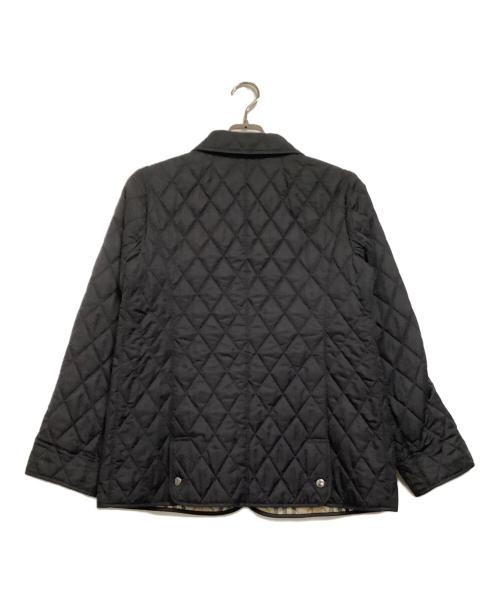 BURBERRY LONDON（バーバリーロンドン）BURBERRY LONDON (バーバリーロンドン) キルティングジャケット 裏地ノバチェック ブラック サイズ:9の古着・服飾アイテム