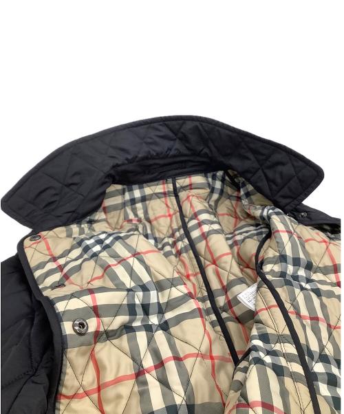 BURBERRY LONDON（バーバリーロンドン）BURBERRY LONDON (バーバリーロンドン) キルティングジャケット 裏地ノバチェック ブラック サイズ:9の古着・服飾アイテム