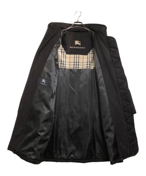 BURBERRY LONDON（バーバリーロンドン）BURBERRY LONDON (バーバリーロンドン) 中綿コート ブラック サイズ:9の古着・服飾アイテム