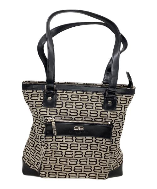 BALENCIAGA（バレンシアガ）BALENCIAGA (バレンシアガ) トートバッグ ベージュ×ブラックの古着・服飾アイテム