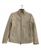 TETE HOMMEテット オム）の古着「レザージャケット」｜ベージュ