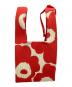 marimekko (マリメッコ) ミニバッグ レッド×ホワイト：10000円