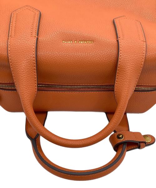 CHARLES & KEITH（チャールズアンドキース）CHARLES & KEITH (チャールズアンドキース) 2WAYショルダーバッグ オレンジの古着・服飾アイテム