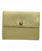 LOUIS VUITTONルイ ヴィトン）の古着「3つ折り財布 ヴェルニ ラドロー」｜クリーム