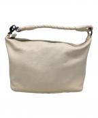 BOTTEGA VENETAボッテガベネタ）の古着「レザーショルダーバッグ」｜アイボリー