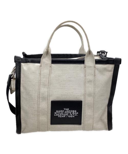 MARC JACOBS（マークジェイコブズ）MARC JACOBS (マークジェイコブズ) 2WAYショルダーバッグ ナチュラル×ブラックの古着・服飾アイテム