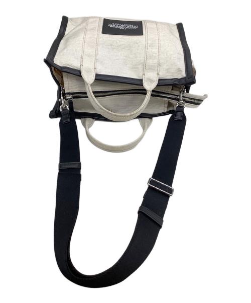 MARC JACOBS（マークジェイコブズ）MARC JACOBS (マークジェイコブズ) 2WAYショルダーバッグ ナチュラル×ブラックの古着・服飾アイテム