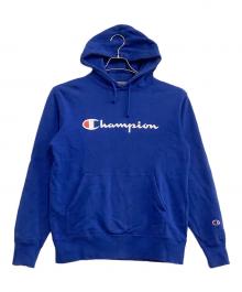 Champion（チャンピオン）の古着「ロゴスウェット」｜ブルー