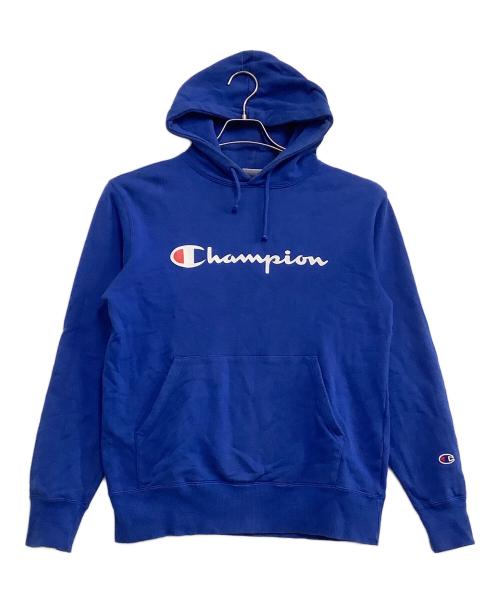 Champion（チャンピオン）Champion (チャンピオン) ロゴスウェット ブルー サイズ:Lの古着・服飾アイテム