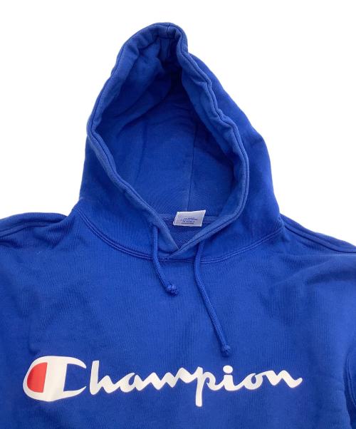 Champion（チャンピオン）Champion (チャンピオン) ロゴスウェット ブルー サイズ:Lの古着・服飾アイテム