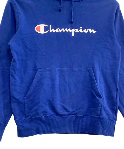 Champion（チャンピオン）Champion (チャンピオン) ロゴスウェット ブルー サイズ:Lの古着・服飾アイテム