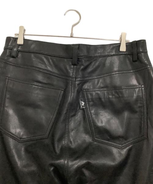 AVIREX（アヴィレックス）AVIREX (アヴィレックス) レザーパンツ ブラック サイズ:XLの古着・服飾アイテム