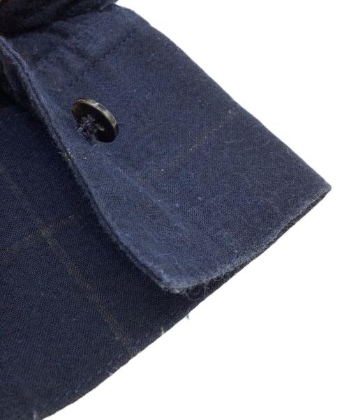 GROUND Y（グラウンドワイ）GROUND Y (グラウンドワイ) 長袖シャツ　チェック ネイビー×グリーン サイズ:3の古着・服飾アイテム