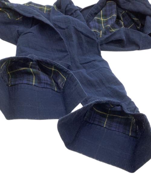 GROUND Y（グラウンドワイ）GROUND Y (グラウンドワイ) 長袖シャツ　チェック ネイビー×グリーン サイズ:3の古着・服飾アイテム