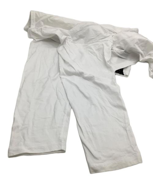 GROUND Y（グラウンドワイ）GROUND Y (グラウンドワイ) 長袖Tシャツ ホワイト×ブラック サイズ:3の古着・服飾アイテム