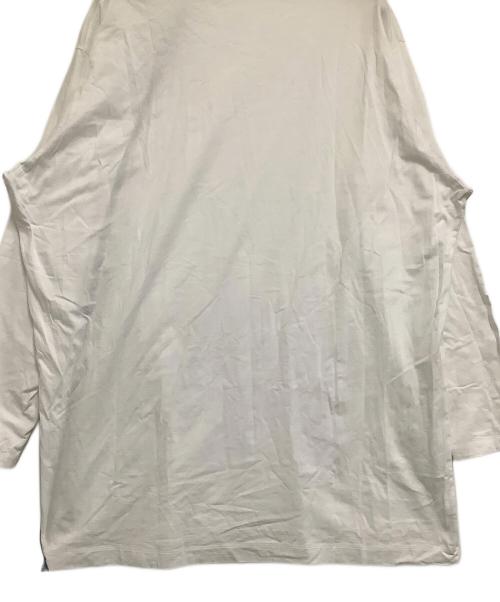 GROUND Y（グラウンドワイ）GROUND Y (グラウンドワイ) 長袖Tシャツ ホワイト×ブラック サイズ:3の古着・服飾アイテム