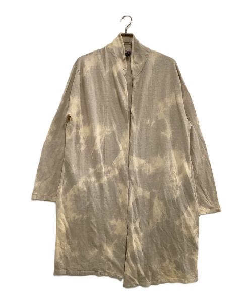 ハラダマニア（ハラダマニア）ハラダマニア (ハラダマニア) ESTNATION (エストネーション) 薄手カーディガン ベージュ サイズ:Lの古着・服飾アイテム