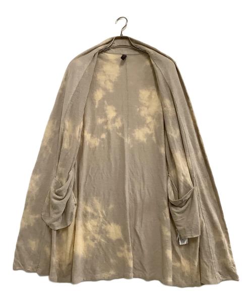 ハラダマニア（ハラダマニア）ハラダマニア (ハラダマニア) ESTNATION (エストネーション) 薄手カーディガン ベージュ サイズ:Lの古着・服飾アイテム