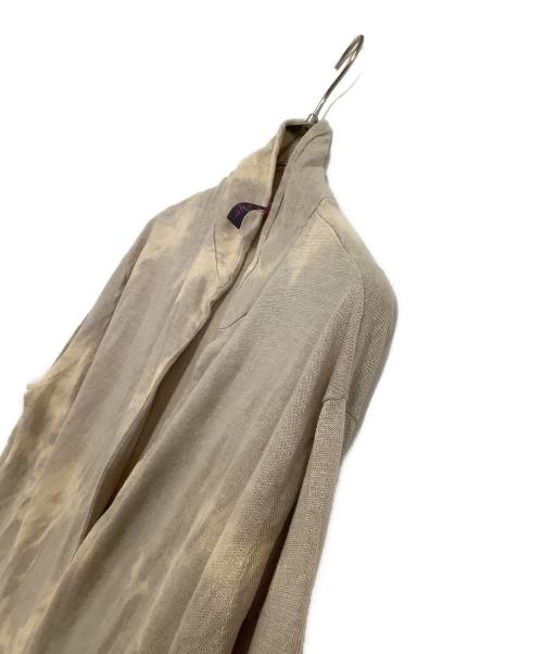 ハラダマニア（ハラダマニア）ハラダマニア (ハラダマニア) ESTNATION (エストネーション) 薄手カーディガン ベージュ サイズ:Lの古着・服飾アイテム