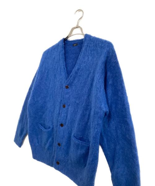 Wild Life Tailor（ワイルドライフテイラー）Wild Life Tailor (ワイルドライフテイラー) 厚手カーディガン ブルー サイズ:Lの古着・服飾アイテム