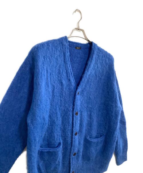 Wild Life Tailor（ワイルドライフテイラー）Wild Life Tailor (ワイルドライフテイラー) 厚手カーディガン ブルー サイズ:Lの古着・服飾アイテム